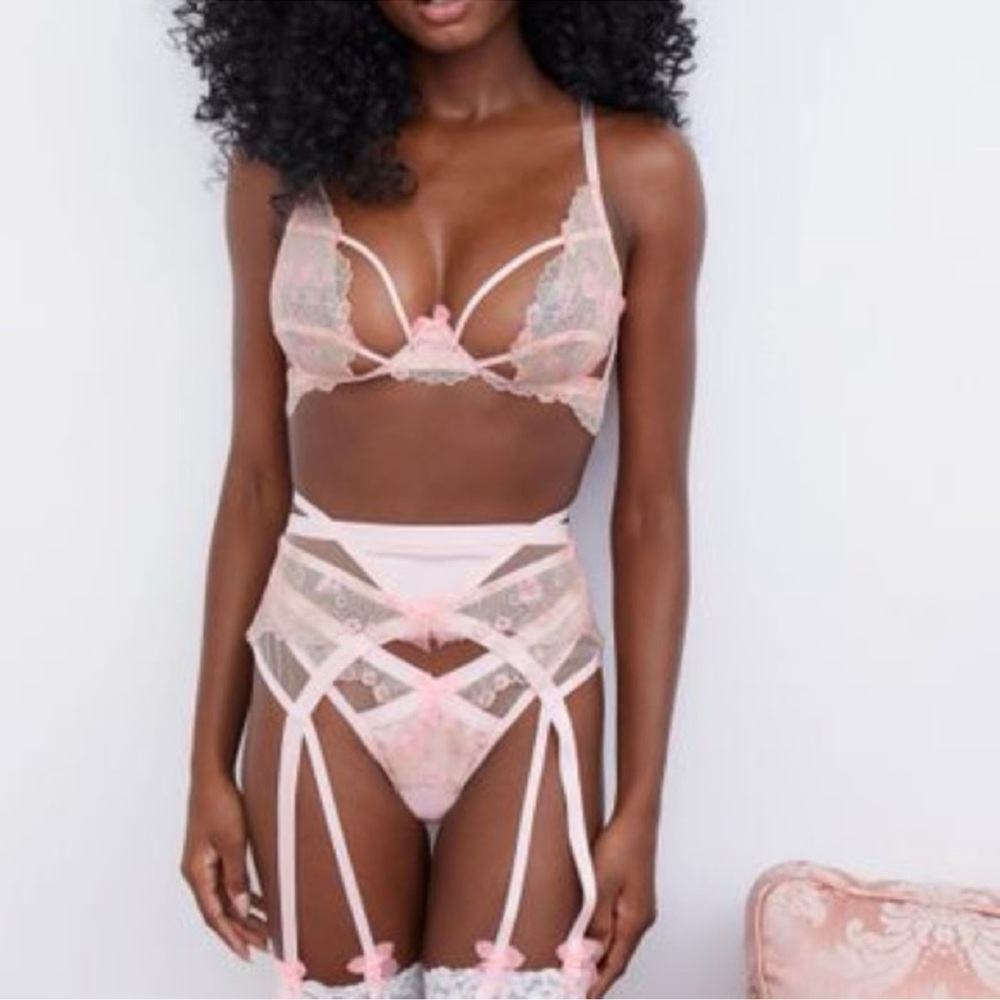 For Love and Lemons Firework Floral Garter M